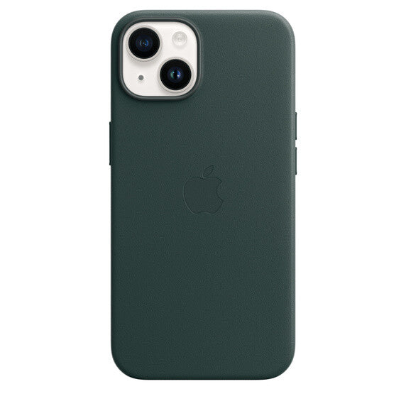 Apple iPhone 14 Leather Case with MagSafe - Sequoia Green