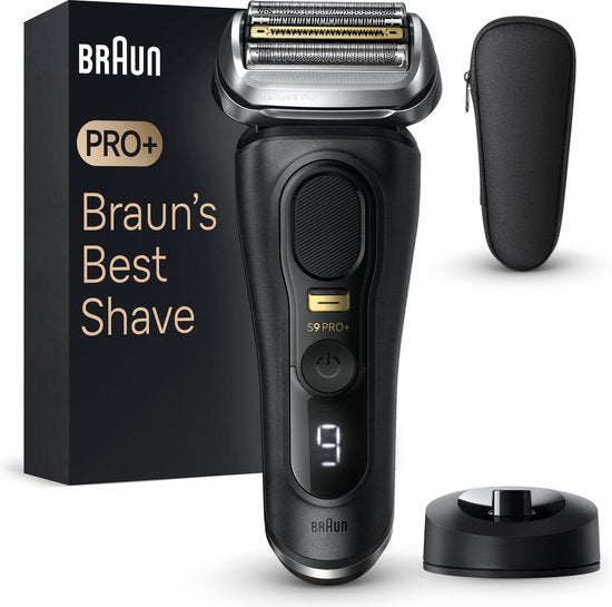 Braun Series 9 Pro+ 9510s scheerapparaat - elektrisch wet & dry - oplaadstandaard - Zwart