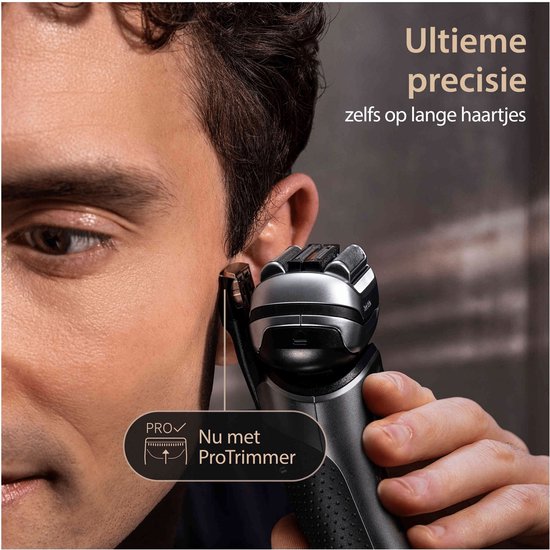 Braun Series 9 Pro+ 9510s scheerapparaat - elektrisch wet & dry - oplaadstandaard - Zwart