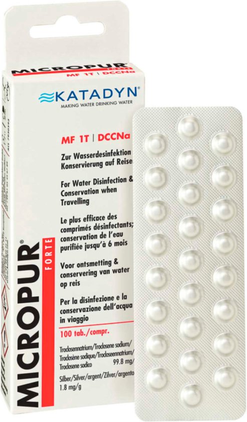 Micropur Forte waterontsmettingstabletten - 1T - 100 tabletten