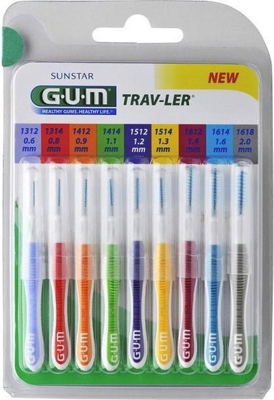 GUM Trav-Ler ragers - set van 10