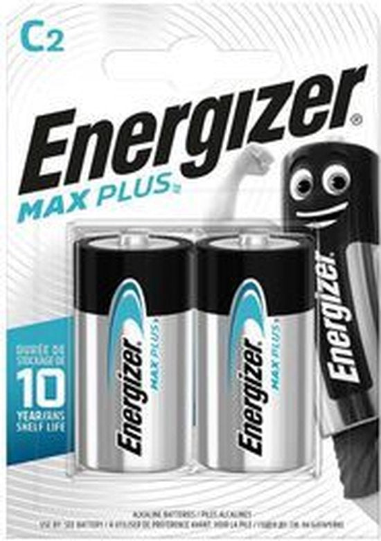 Energizer Max Plus batterijen - C - 2 stuks