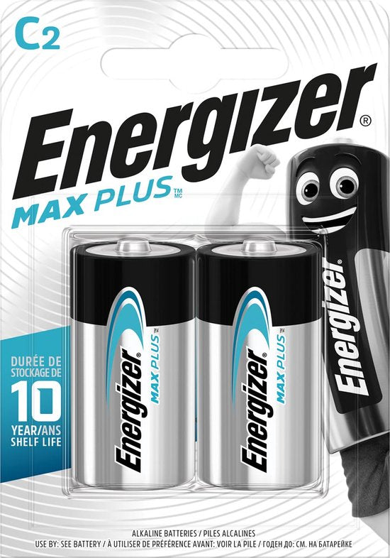 Energizer Max Plus batterijen - C - 2 stuks