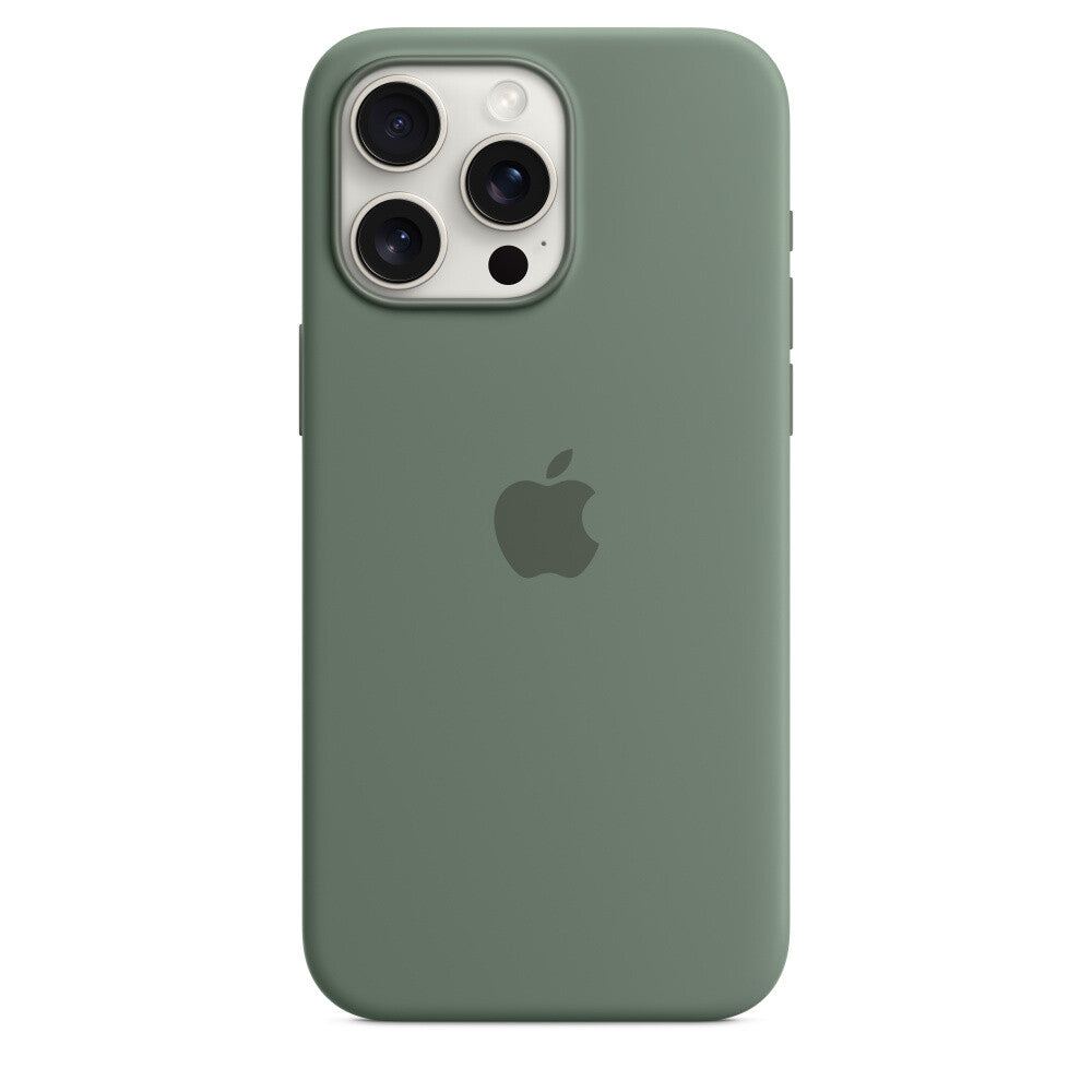 Apple iPhone 15 Pro Max Silicone Case with MagSafe - Cyprus Green