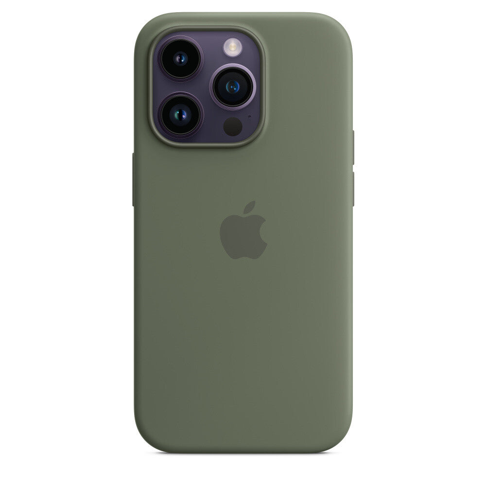 Apple iPhone 14 Pro Silicone Case with MagSafe - Olive Green