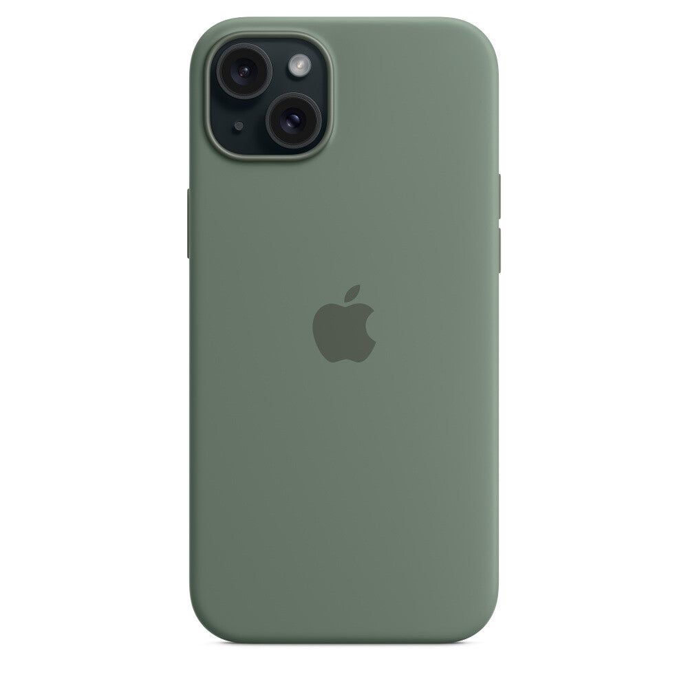 Apple iPhone 15 Plus Silicone Case with MagSafe - Cyprus Green