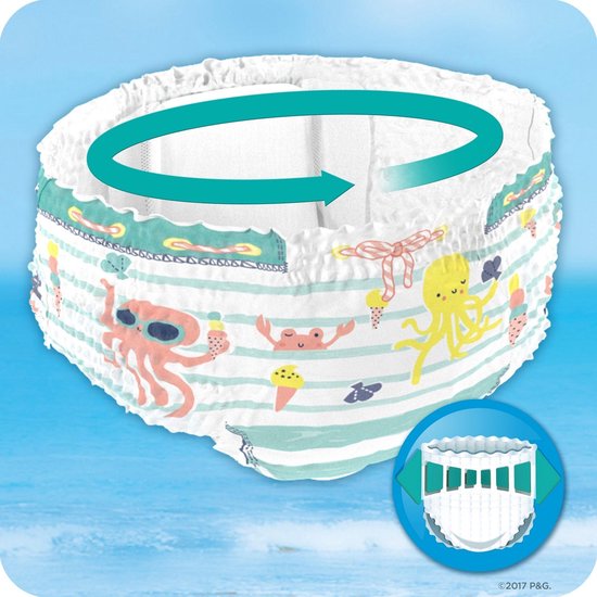 Pampers Splashers zwemluiers - maat 4 - 11 stuks