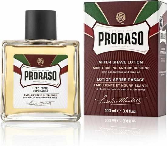Proraso aftershave lotion - Sandalwood - 100 ml