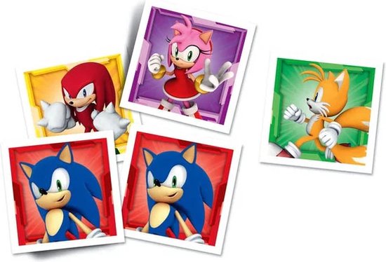 Clementoni memory game - Sonic - 48 cards - educational toy from 4 years