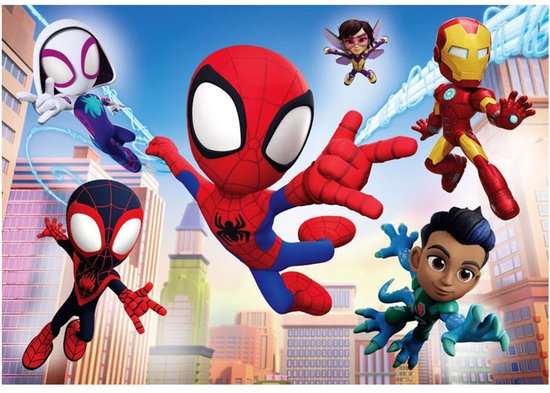 Clementoni puzzel - Spidey en zijn geweldige vrienden - 2×60 stukjes