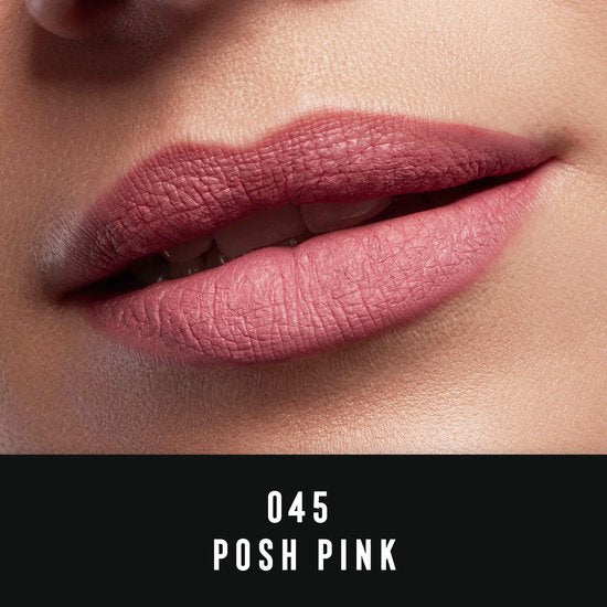 Max Factor Lipfinity Velvet lippenstift - matte - 045 Posh Pink