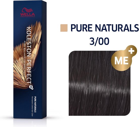 Wella Professionals Koleston Perfect Me+ haarverf - 3/00 Pure Naturals - 60 ml