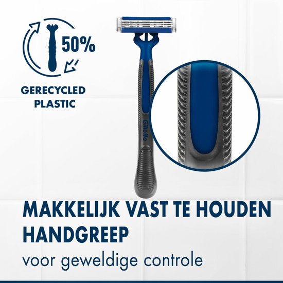 Gillette Blue III Smooth wegwerpscheermesjes - set van 12