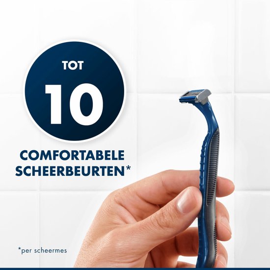 Gillette Blue III Smooth wegwerpscheermesjes - set van 12