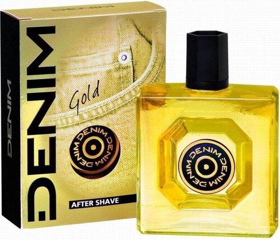 Denim Gold aftershave - houtachtig kruidige geur - musk en cederhout - 100 ml