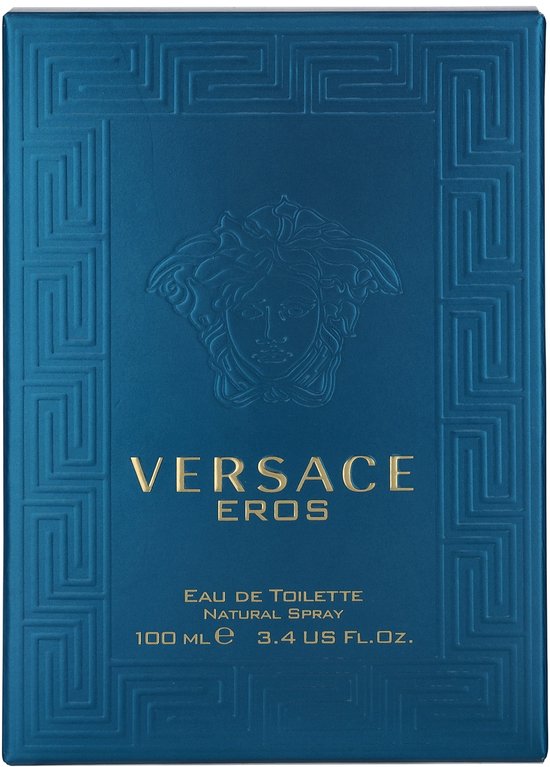 Versace Eros eau de toilette - heren - houtig oriëntaals met munt en citroen - 100 ml