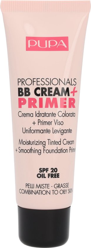 Pupa BB cream + primer - voor gecombineerde tot vette huid - 002 Sand
