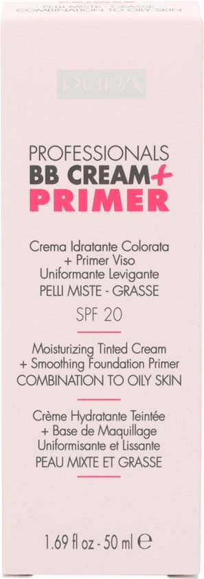 Pupa BB cream + primer - voor gecombineerde tot vette huid - 002 Sand