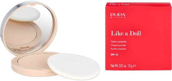Pupa Like a Doll compactpoeder - 001 Porcelain - 1 stuk