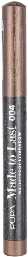 Pupa Milano Made to Last oogschaduw - waterproof - 004 Golden Brown