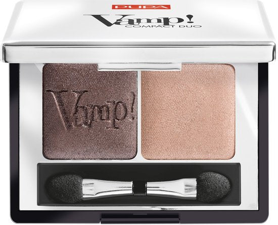 Pupa Milano Vamp! Compact Duo oogschaduw - 004 Bronze Amber