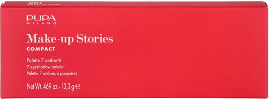 Pupa Milano Make Up Stories Compact oogschaduw palette - Back to Nude 001