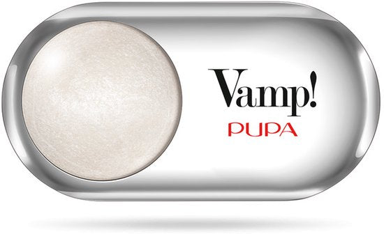 PUPA Milano Vamp! eyeshadow - Wet & Dry 401 White Snow - Nude & Brown - 1 g