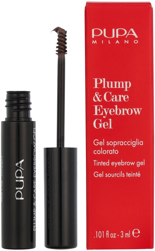 Pupa Milano Plump & Care wenkbrauwgel - Blonde - 1 stuk