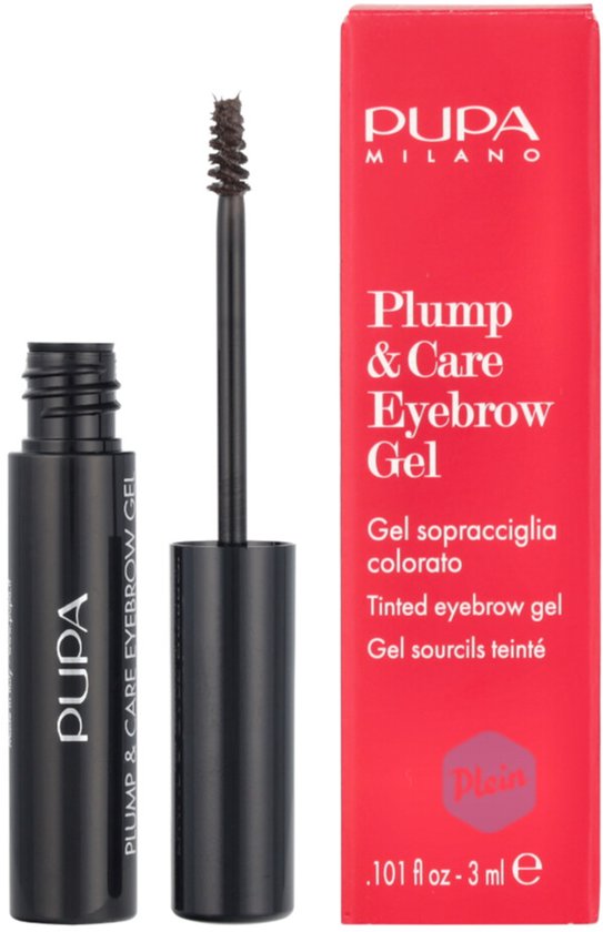 Pupa Milano Plump & Care wenkbrauwgel - verzorgend - 3 ml - 002