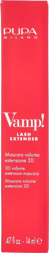 PUPA Milano Vamp! Lash Extender mascara - 14 ml - Zwart