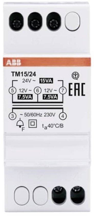 ABB beltransformator - 12V 24V 1,25A