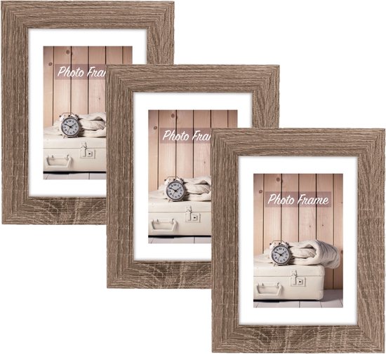 Zep fotolijst - hout - staand of hangend - 20×30 cm - Naturel bruin
