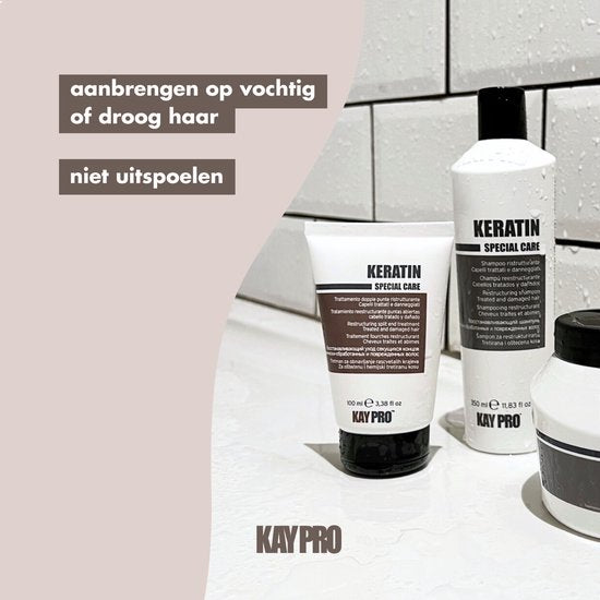 KayPro keratin treatment - gespleten haarpunten - droog en beschadigd haar - 100 ml