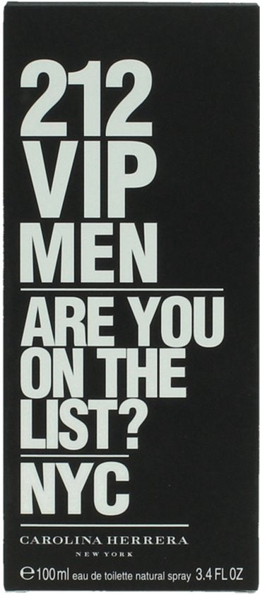 Carolina Herrera 212 VIP Men eau de toilette - men's fragrance - 100 ml