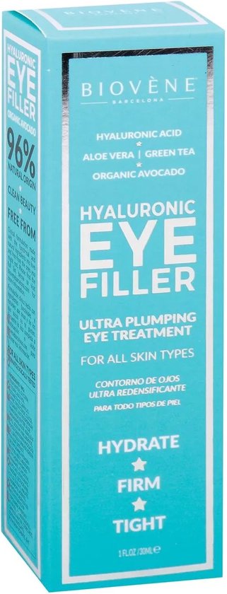 Biovène oogcrème - Hyaluronic Eye Filler - anti-veroudering - 30 ml