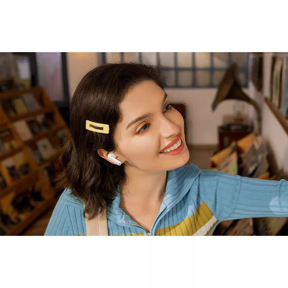 Baseus Bowie M2s Draadloze Bluetooth Oordopjes met noise cancelling - Wit