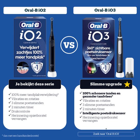 Oral-B iO 2 electric toothbrush - with travel case - Calm Pink
