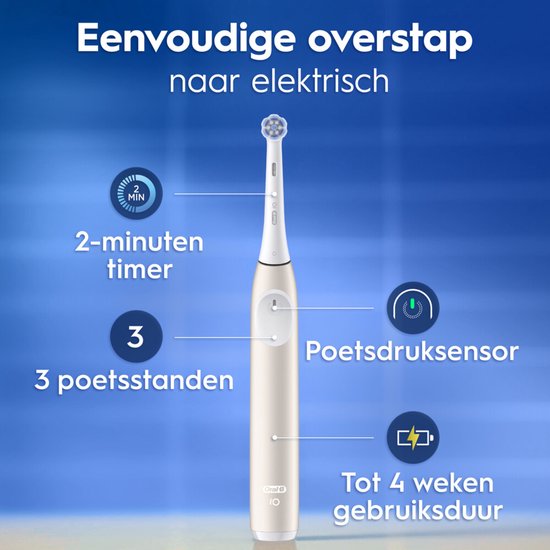 Oral-B iO 2 electric toothbrush - with travel case - Calm Pink