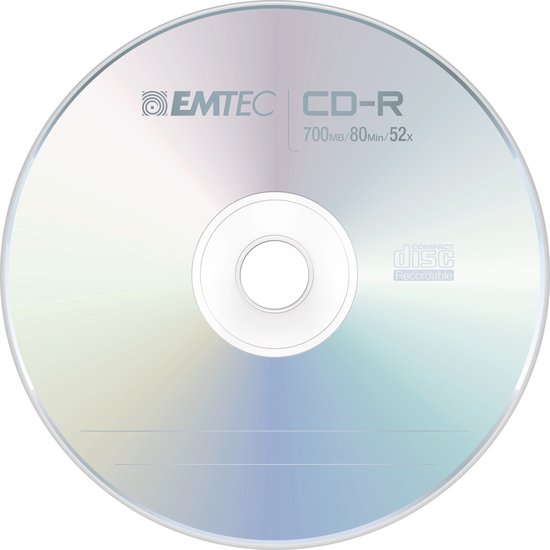 Philips CR7D5NS10 CD-R - 80 min 700MB 52x slimcase - 10 stuks