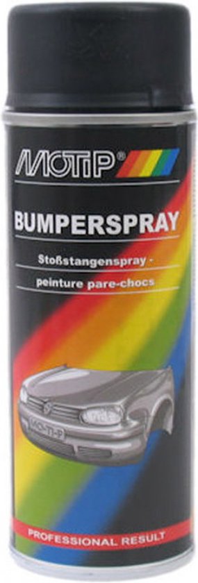 Motip bumperlak - spray 400 ml - Zwart