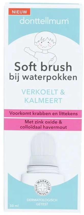Donttellmum Soft Brush - bij waterpokken - 50 ml