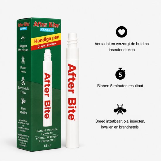 After Bite doseerpen - bij insectenbeten en jeuk - 14 ml
