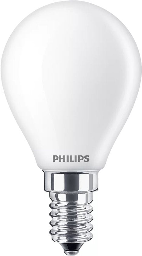 Philips LED lamp - kogellamp E14 - warmwit 2700K 40W - mat glas