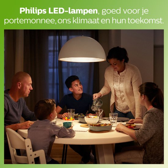 Philips LED kogellamp - E14 - 25 W - warmwit licht - Transparant