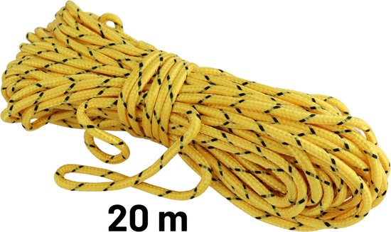 Camping set van 9 - hamer haringen touw haringtrekker - metaal