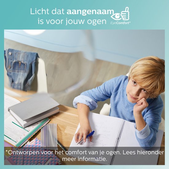 Philips SuperSlim plafondlamp - badkamer rond 15W - Zwart