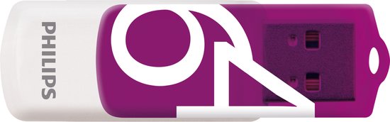 Philips FM64FD05D USB-stick set van 2 - USB 2.0 64 GB - Vivid - Paars