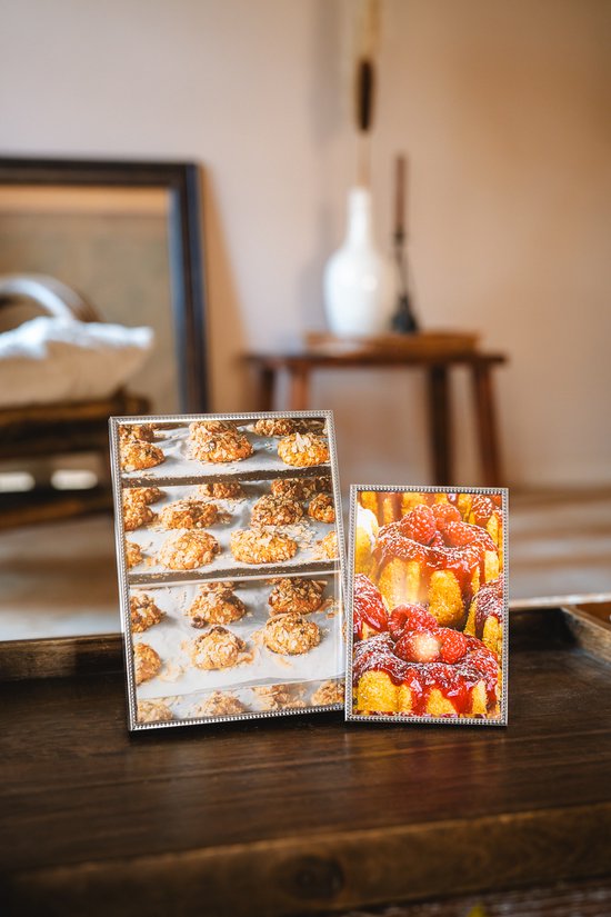 Zilverstad Sweet Memory fotolijst - perlrand metaal glossy - 10×15 cm
