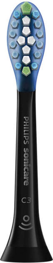 Philips Sonicare Premium Plaque Defence C3 opzetborstels - set van 5 - HX9045/88 - Zwart
