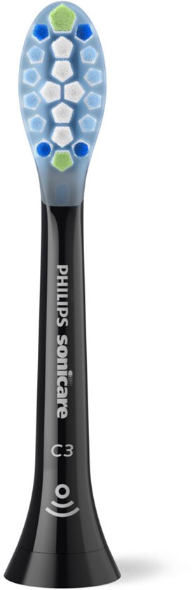Philips Sonicare Premium Plaque Defence C3 opzetborstels - set van 5 - HX9045/88 - Zwart